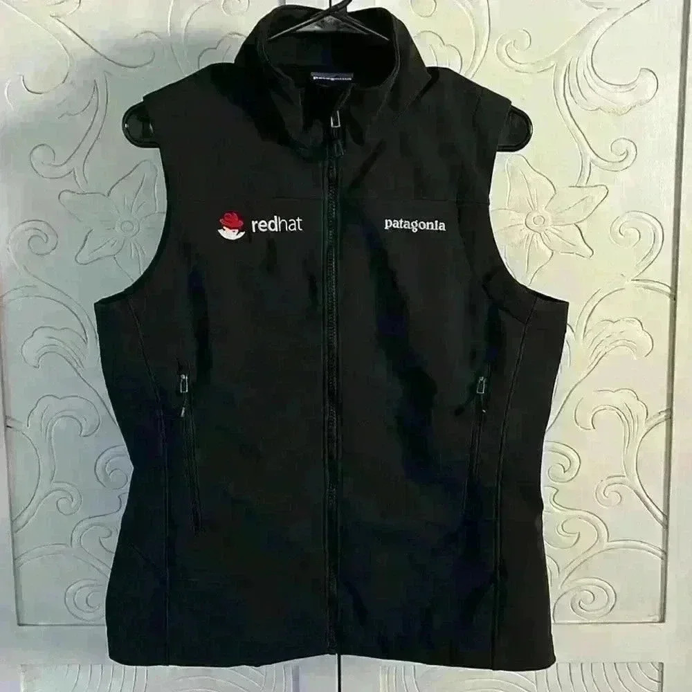 Patagonia Vest Lined Black Adze Medium - Picture 1 of 14